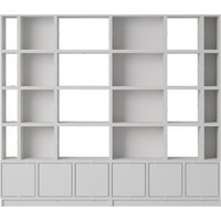 Muuto Stacked Storage Office Configuratie 1 - grijs