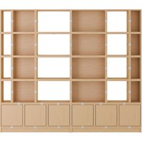Muuto Stacked Storage Office Configuratie 1 - eiken