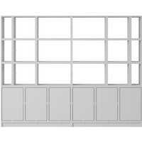 Muuto Stacked Storage Office Configuratie 2 - grijs