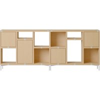 Muuto Stacked Storage Office Configuratie 3 - eiken
