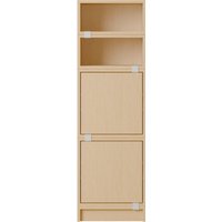 Muuto Stacked Storage Office Configuratie 4 - eiken