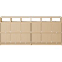 Muuto Stacked Storage Sideboard Configuratie 1 - eiken