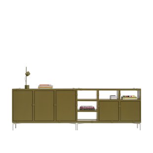 Muuto Stacked Storage Sideboard Configuratie 2 - brown green