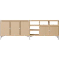 Muuto Stacked Storage Sideboard Configuratie 2 - eiken