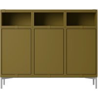 Muuto Stacked Storage Sideboard Configuratie 3 - brown green