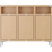 Muuto Stacked Storage Sideboard Configuratie 3 - eiken