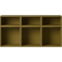 Muuto Stacked Storage Sideboard Configuratie 5 - brown green