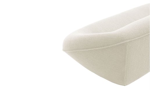 B&B Italia Tortello 3-zitsbank - Lissy white