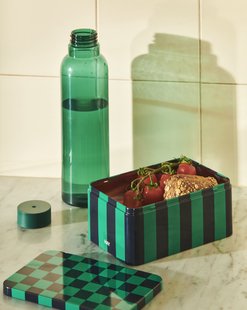 HAY Blikken Container Rond - HAYTinRedSoftPink