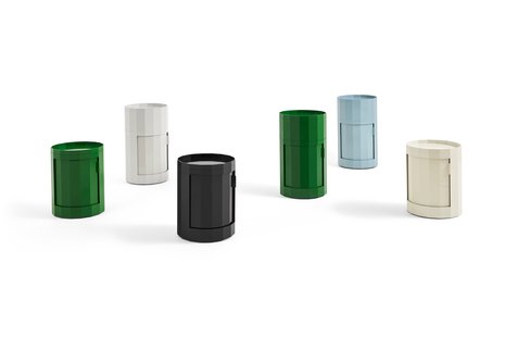 HAY Facet Cabinet - high - spinach green