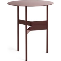 HAY Shim bijzettafel - Ø45 cm - bordeaux