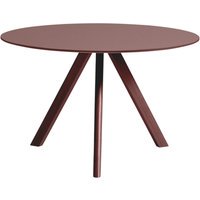 HAY Copenhague CPH20 tafel - bordeaux - Ø 120 cm - bordeaux