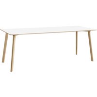 HAY CPH Deux 210 2.0 tafel - parelwit - Beuk onbehandeld - 200 x 75 cm - parelwit - 200 x 75 cm
