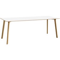 HAY CPH Deux 210 2.0 tafel - parelwit - naturel - 200 x 75 cm
