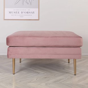 Nohr Hocker 'Tylan' Velvet, kleur Roze