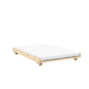 Karup Design Sociaal Bed - 101 clear lacquered - ohne Rückenlehne - zonder bijzettafel - 140 x 200 cm