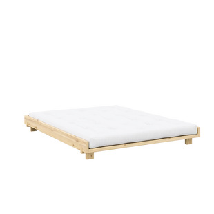 Karup Design Sociaal Bed - 101 clear lacquered - ohne Rückenlehne - zonder bijzettafel - 160 x 200 cm