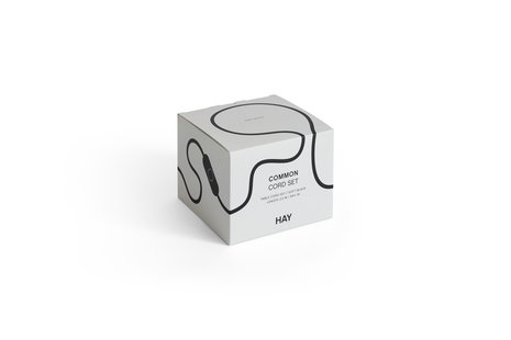 HAY Common Tafel Snoer Set - soft black