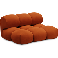 Objekte unserer Tage Sander Sofa Loveseat - A Perfect Flower Col. 008 amber