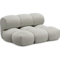 Objekte unserer Tage Sander Sofa Loveseat - Phoenix 161 light gray