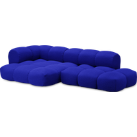 Objekte unserer Tage Sander Sofa Design 06 MAX links (4-zits) - Berlin 641 cobalt blue