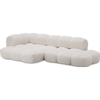 Objekte unserer Tage Sander Sofa Design 06 MAX links (4-zits) - Berlin 121 ivory