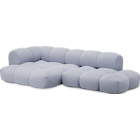 Objekte unserer Tage Sander Sofa Design 06 MAX links (4-zits) - Xtreme YS173 light blue