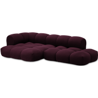 Objekte unserer Tage Sander Sofa Design 06 MAX links (4-zits) - Phoenix 541 plum