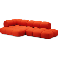 Objekte unserer Tage Sander Sofa Design 06 MAX links (4-zits) - Vidar 0542 Zuiver oranje