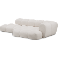 Objekte unserer Tage Sander Sofa Design 06 MAX rechts (4-zits) - Berlin 121 ivory