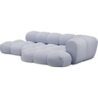Objekte unserer Tage Sander Sofa Design 06 MAX rechts (4-zits) - Xtreme YS173 light blue
