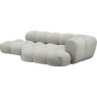 Objekte unserer Tage Sander Sofa Design 06 MAX rechts (4-zits) - Phoenix 161 light gray