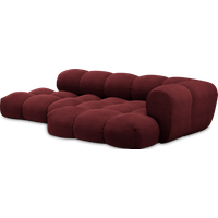 Objekte unserer Tage Sander Sofa Design 06 MAX rechts (4-zits) - A Perfect Flower Col. 005 Maroon