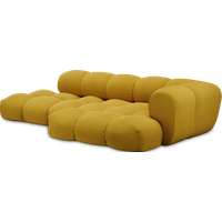 Objekte unserer Tage Sander Sofa Design 06 MAX rechts (4-zits) - A Perfect Flower Col. 009 Mustard