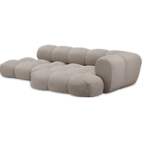 Objekte unserer Tage Sander Sofa Design 06 MAX rechts (4-zits) - Berlin 801 stone gray