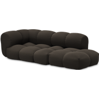 Objekte unserer Tage Sander sofa Design 05 links (3-zits) - Seoul 821 dark gray