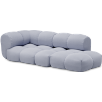 Objekte unserer Tage Sander sofa Design 05 links (3-zits) - Xtreme YS173 light blue