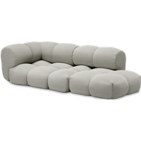Objekte unserer Tage Sander sofa Design 05 links (3-zits) - Phoenix 161 light gray