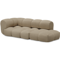 Objekte unserer Tage Sander sofa Design 05 links (3-zits) - Hug Me 071 Sand