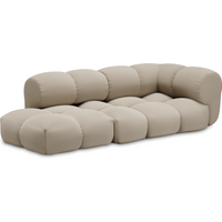 Objekte unserer Tage Sander sofa Design 05 rechts (3-zits) - Seoul 141 beige