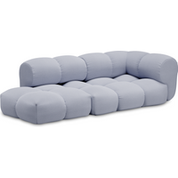 Objekte unserer Tage Sander sofa Design 05 rechts (3-zits) - Xtreme YS173 light blue