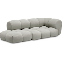 Objekte unserer Tage Sander sofa Design 05 rechts (3-zits) - Phoenix 161 light gray
