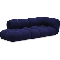 Objekte unserer Tage Sander sofa Design 05 rechts (3-zits) - Xtreme YS024 midnight blue
