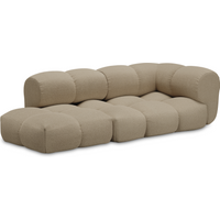 Objekte unserer Tage Sander sofa Design 05 rechts (3-zits) - Hug Me 071 Sand