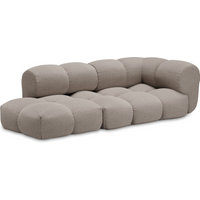 Objekte unserer Tage Sander sofa Design 05 rechts (3-zits) - Berlin 801 stone gray