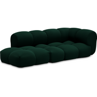 Objekte unserer Tage Sander sofa Design 05 rechts (3-zits) - Vidar 1062 Dennengroen
