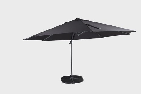 Nohr Zweefparasol 'Antasia' 350cm, kleur Zwart