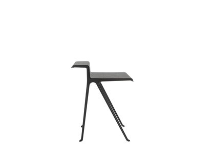 Vitra Courier bureau - massief eiken donker gebeitst - diepzwart