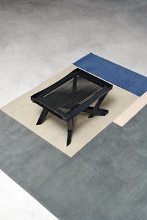 ClassiCon Volkshaus kruk - Eiken zwart/Koord zwart