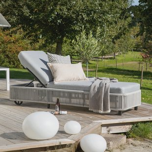 Nohr Ligbed 'Sauel' kleur Grijs/Zwart